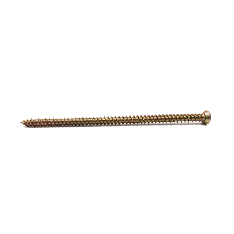 Torx drive đầu phẳng nhỏ vít tự khai thác mạ kẽm màu vàng